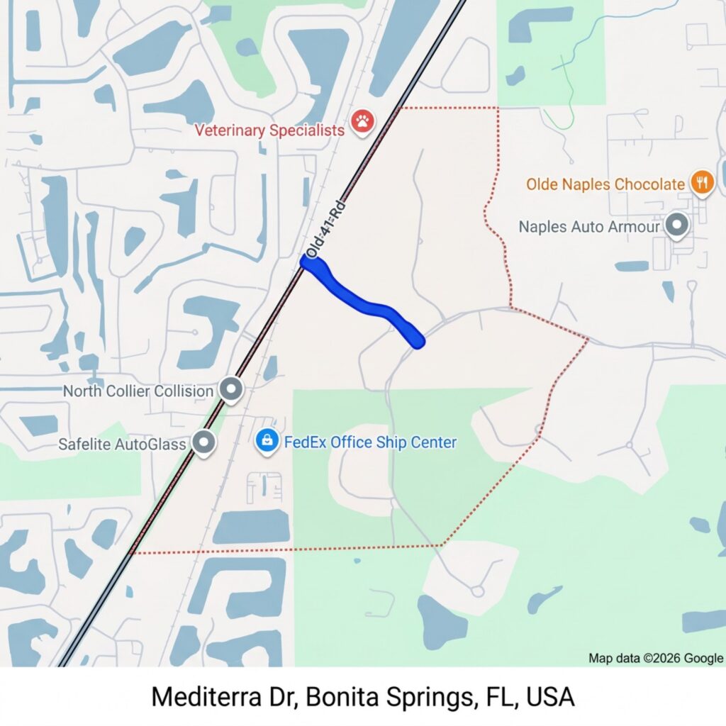google maps image of Mediterra, Naples, FL